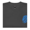 SCFC:Street Embroidered Oversized faded t-shirt - Cyan - Image 2