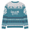 SCFC "Not so Ugly Holiday Sweater" Knitted crew neck sweater Cyan - Image 16