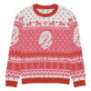 SCFC  "Not so Ugly Holiday Sweater" Knitted crew neck sweater Magenta - Image 3
