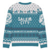 SCFC "Not so Ugly Holiday Sweater" Knitted crew neck sweater Cyan - Image 2