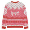 SCFC  "Not so Ugly Holiday Sweater" Knitted crew neck sweater Magenta - Image 10