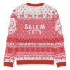 SCFC  "Not so Ugly Holiday Sweater" Knitted crew neck sweater Magenta - Image 8