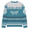 SCFC "Not so Ugly Holiday Sweater" Knitted crew neck sweater Cyan - Image 8