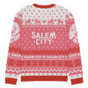SCFC  "Not so Ugly Holiday Sweater" Knitted crew neck sweater Magenta - Image 14