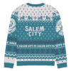 SCFC "Not so Ugly Holiday Sweater" Knitted crew neck sweater Cyan - Image 14
